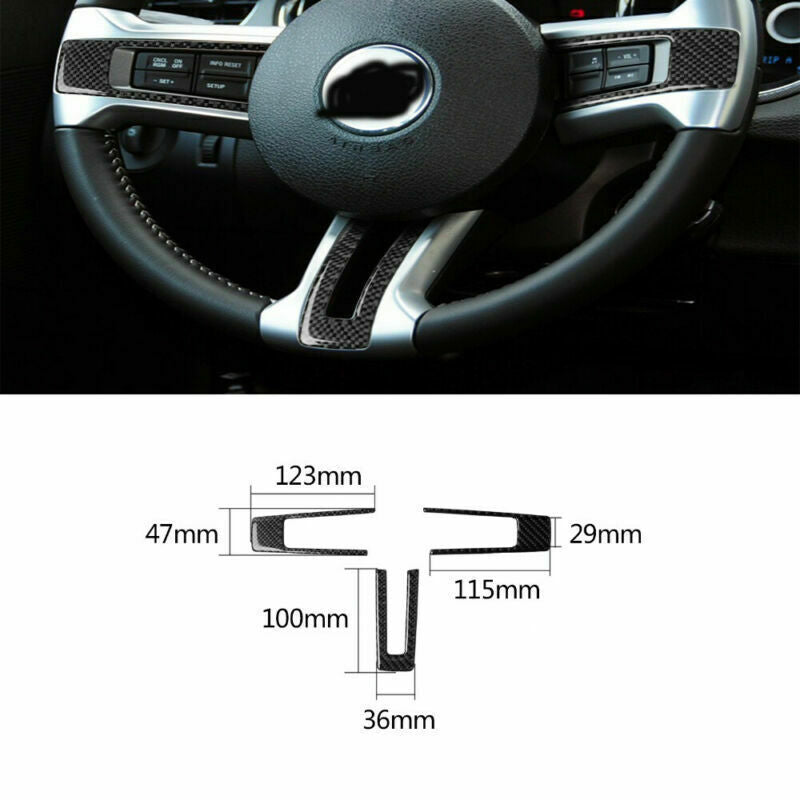 2X Carbon Fiber Interior Headlight Control Cover Trim For Tacoma 2016-21 v