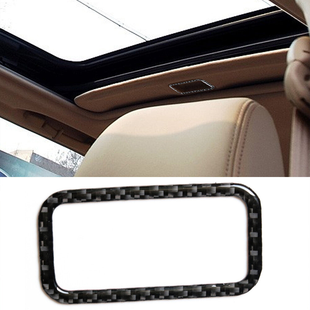 Carbon fiber roof window handle sticker decoration suitable for Subaru Forester 2005 - 08