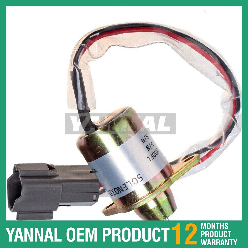 Fuel shut-off solenoid valve suitable for John 4105 4210 4310 4410 4510 4610 4710 tractors.