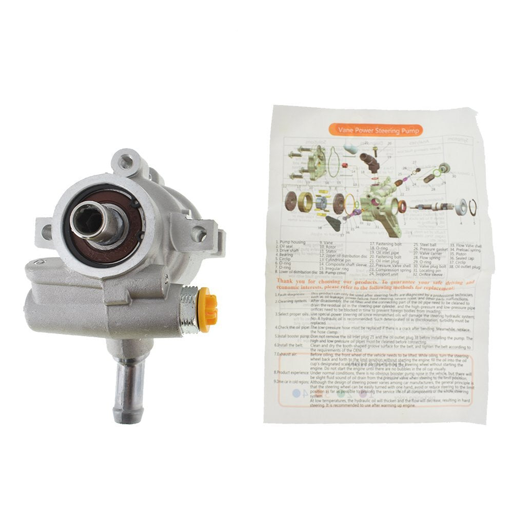 Power steering pump compatible with 97-13 for Corvette C5 C6 5.7L to 6.0L, 7.0L, and all new models. n