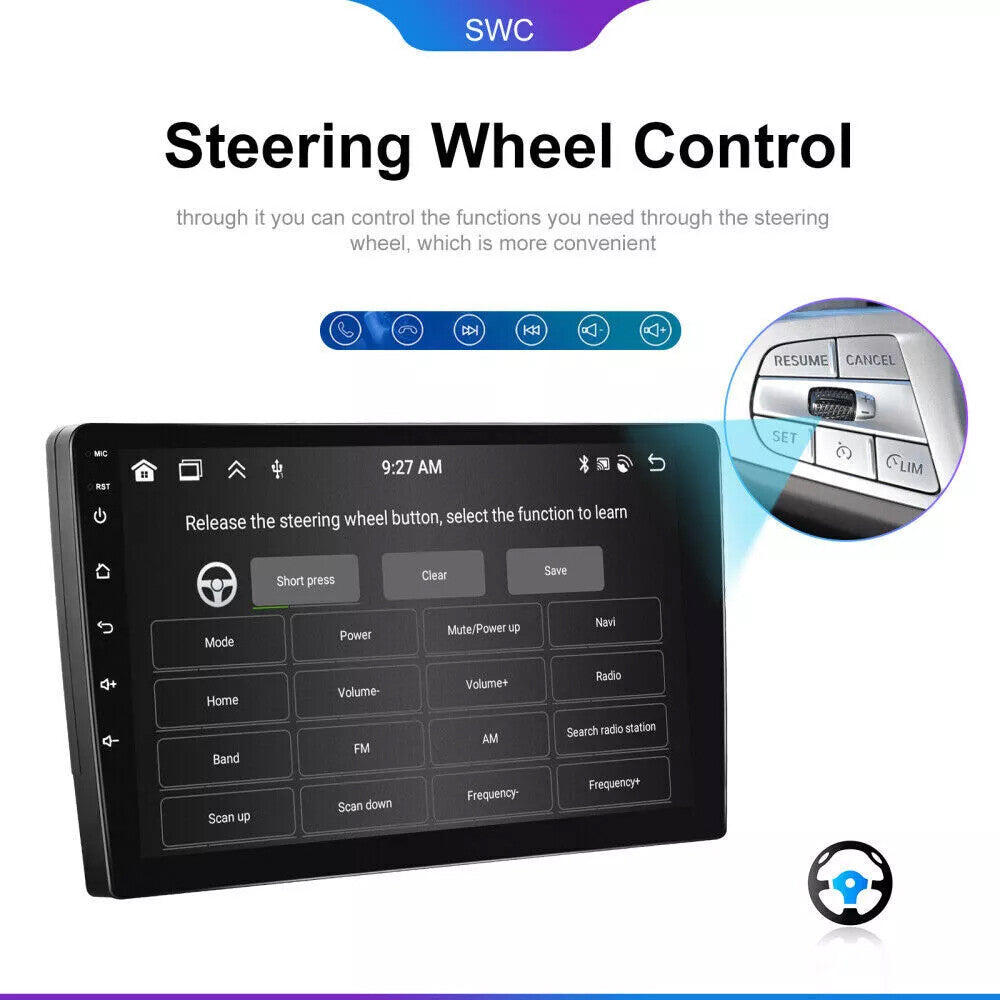 Android 13, 10.1-inch car radio with GPS, stereo CarPlay, compatible with for Dodge for RAM 1500 and 2500 (2009-2012).