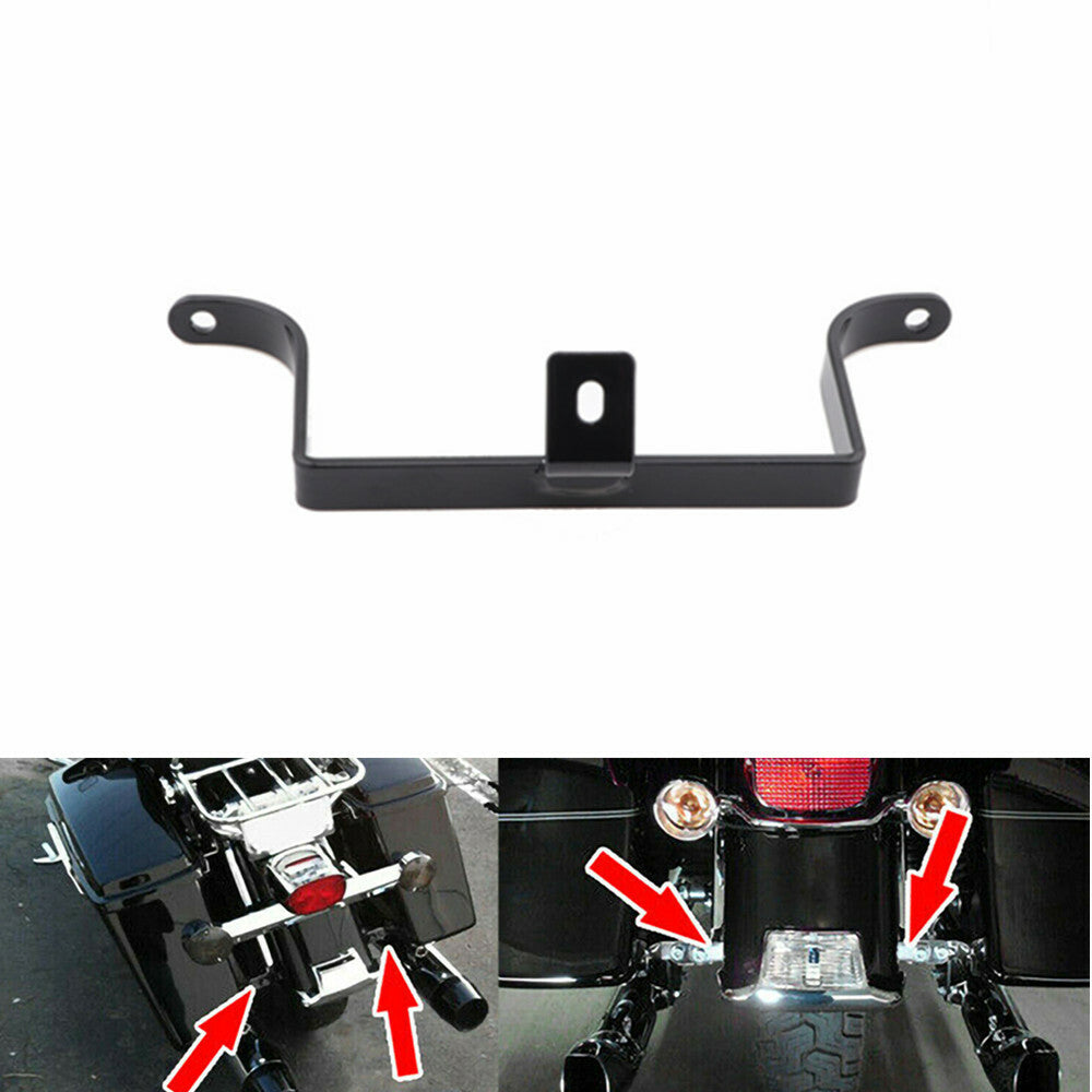 Steel Rear Saddlebag-To-Fender Support Bracket for Harley Touring FLH FLT FLHX Q