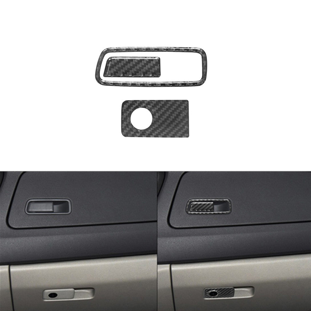 4X Red Carbon Fiber Window Lift Switch Trim For Land for Range Rover Sport 2014-2017 v
