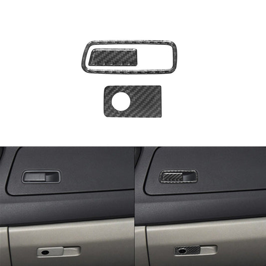 4X Red Carbon Fiber Window Lift Switch Trim For Land for Range Rover Sport 2014-2017 v