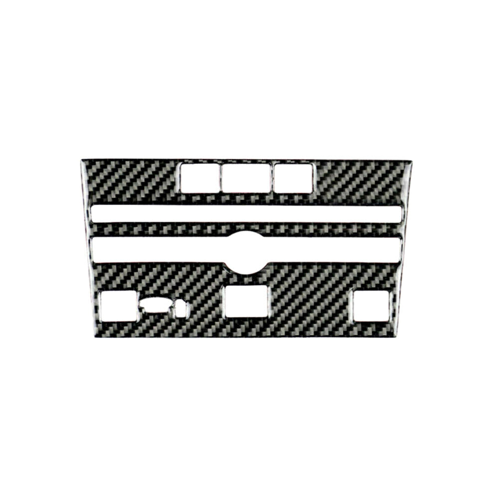 Center Control CD Panel Cover Trim Carbon Fiber Replacement For Q50 2014-2019
