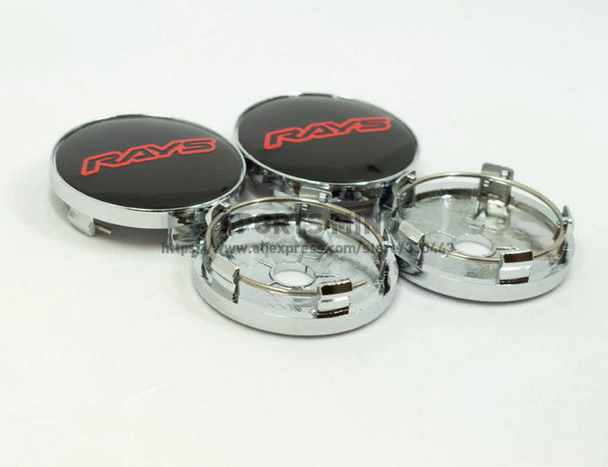 4pcs Tire Stem Air Dust Cap for Volvo - Blue v