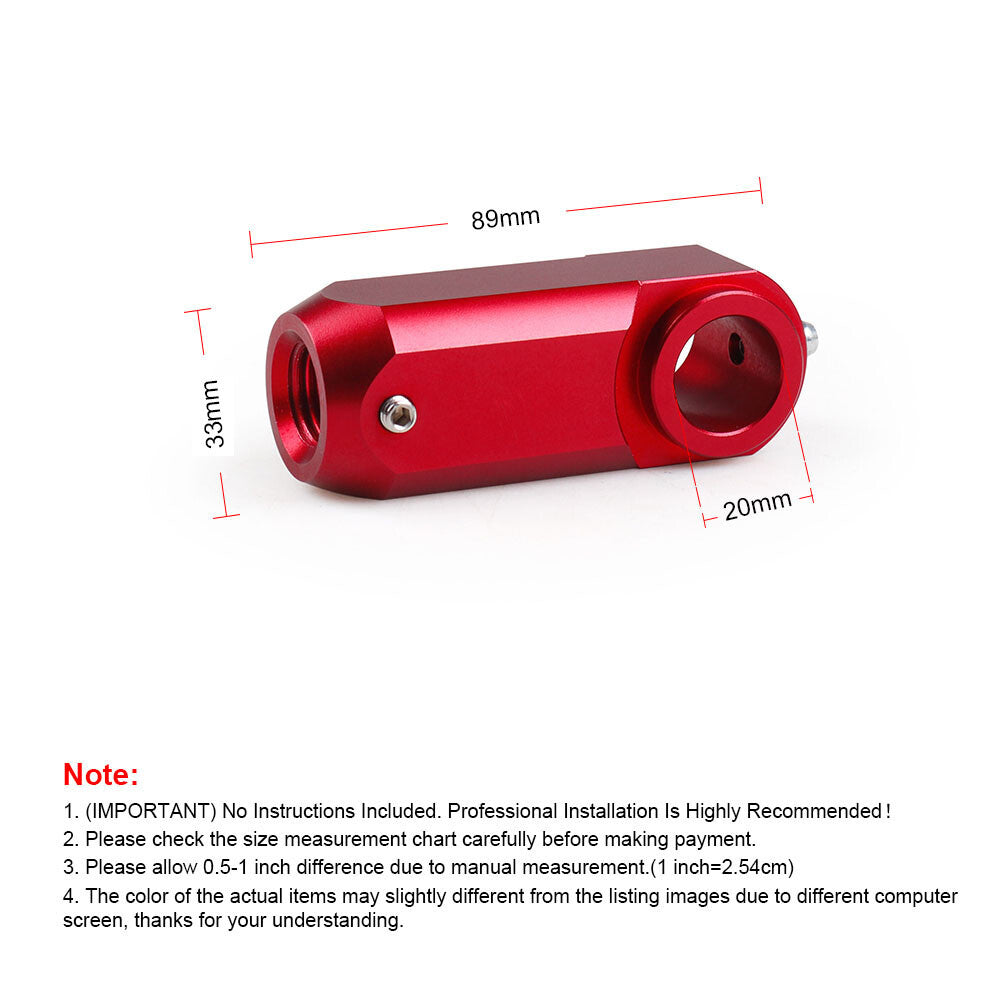 Adjustable ATV Front and Rear Lowering Kit for Yamaha YFM350 660R 700 Red