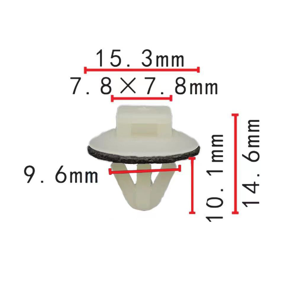 10 Car Door Panel Trim Rear Moulding Clips for Toyota 4runner GM for Pontiac Vibe