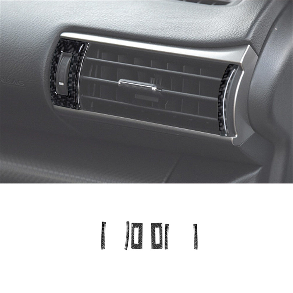 2X Red Carbon Fiber Interior Door Storage Cover Trim for RAM Promaster 2014-2021 v