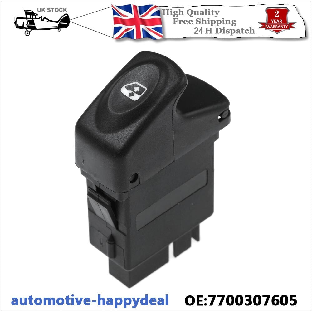 5 Pins Electric Power Window Control Switch Fits for Renault Kangoo 1997-2008