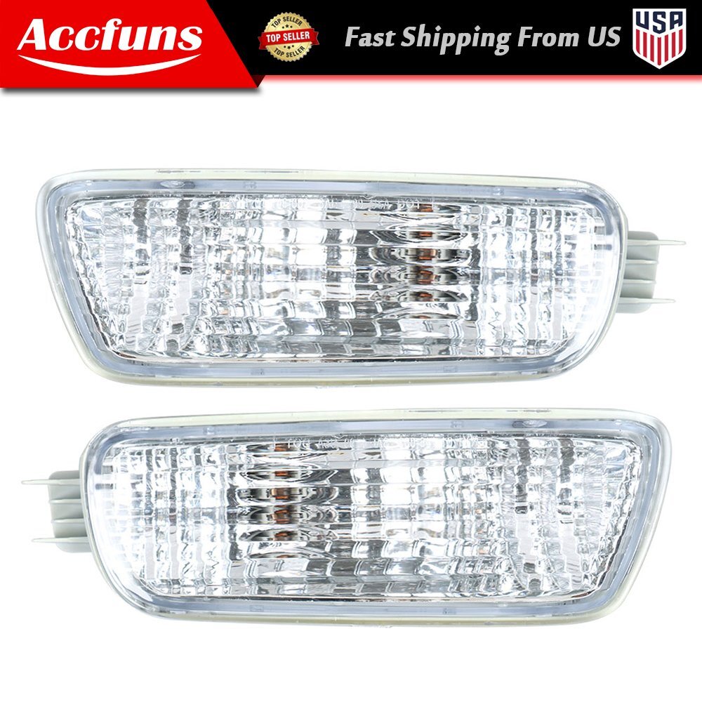 A pair of corner parking light turn signal side marker kits for 01-04 Tacoma n