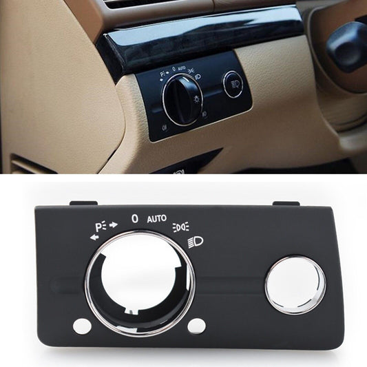 for Mercedes Benz E-Class 2003-2008 Black Headlight Switch Panel Cover Trim LHD