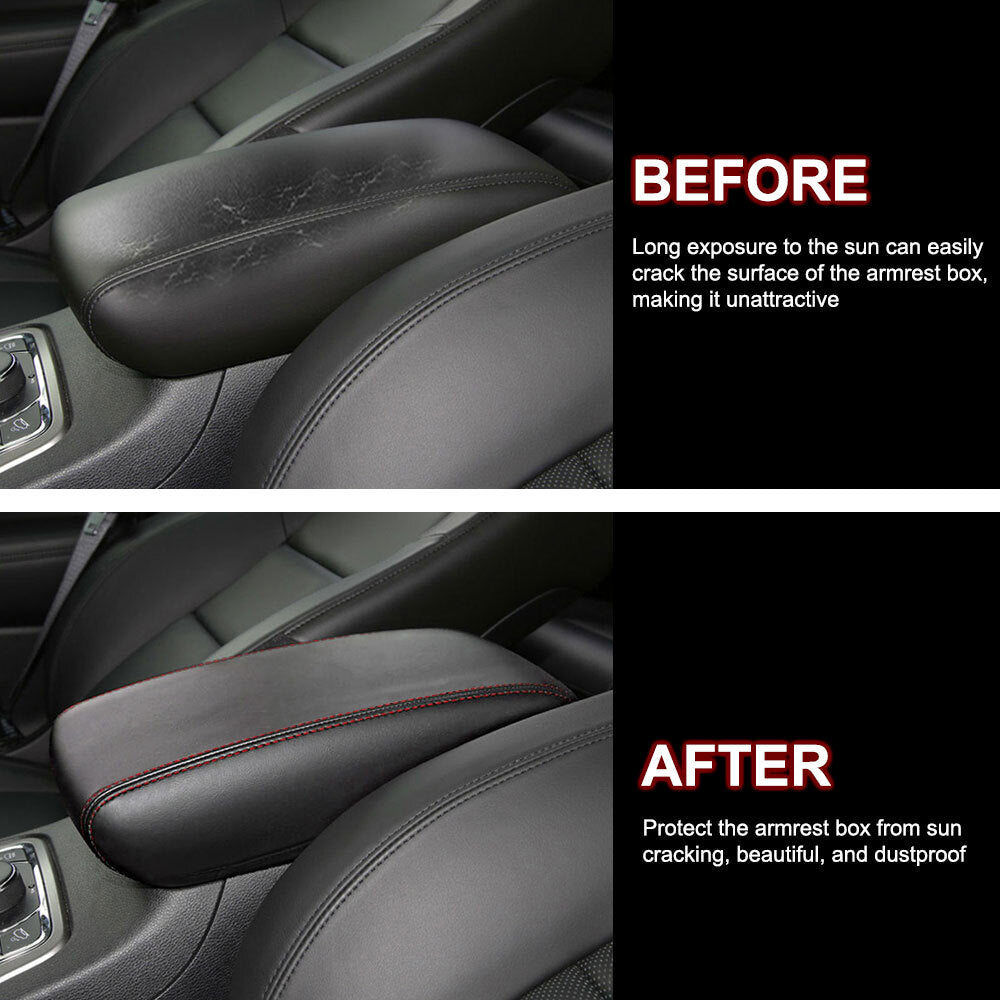 Leather Car Center Console Cover/Armrest Cover for Jeep Grand Cherokee 2022-2024 n