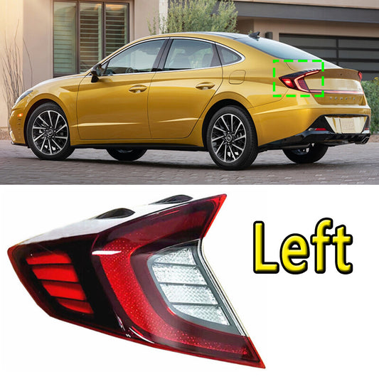 Tail Light Brake Signal Lamp for Hyundai Sonata 10th 2020-2021 Halogen Left