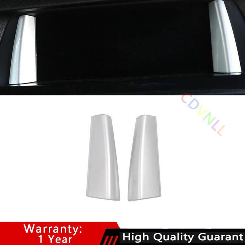 Fit for BMW 5 Series 2011-2017 Matte Silver Middle Console Navigation Panel Trim
