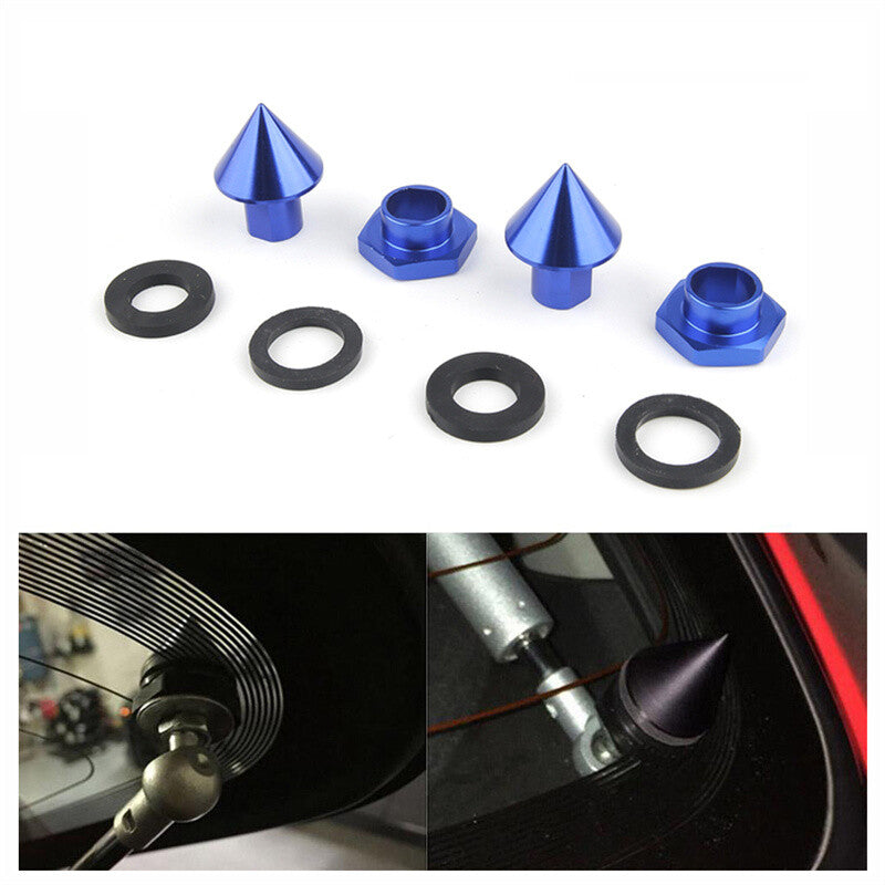 Rear Window Strut Hardware Kit Fit 92-95 for Honda for Civic 3Dr Hatchback EG6 CRV Blue