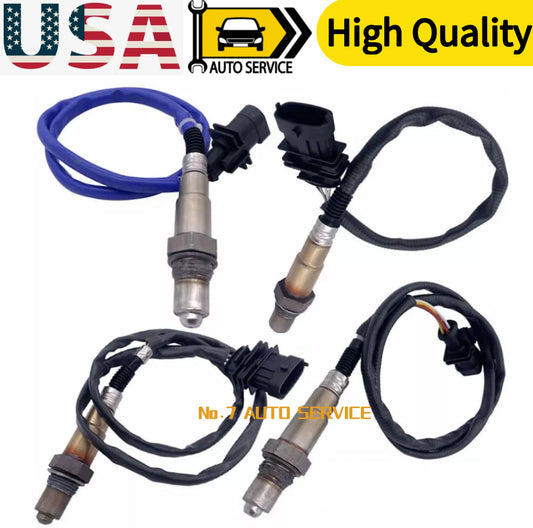 4Pcs Front+Rear Oxygen O2 Sensor for Maserati Quattroporte Ghibli 3.0L 2014-2020