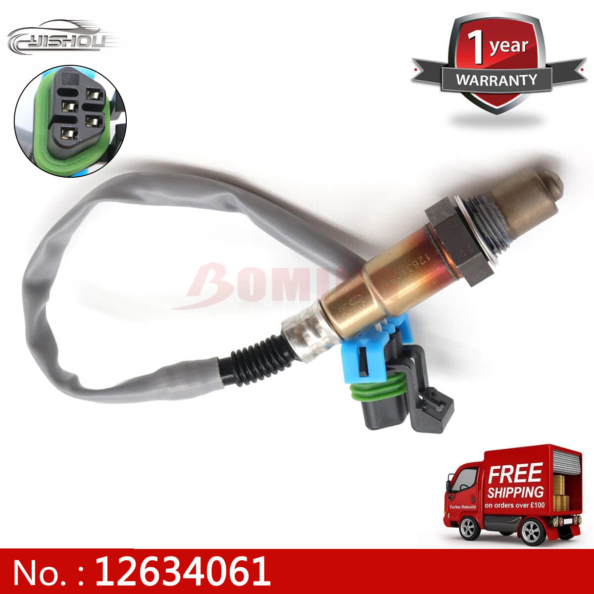 Oxygen sensor 12634061 for Buick , for Cadillac , for Chevrolet for GMC for Saturn 2009 - 2016, new.