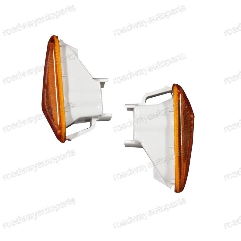 2x Amber Turn Marker Signal Light Housing Fender for HONDA FIT / JAZZ 2005-2018