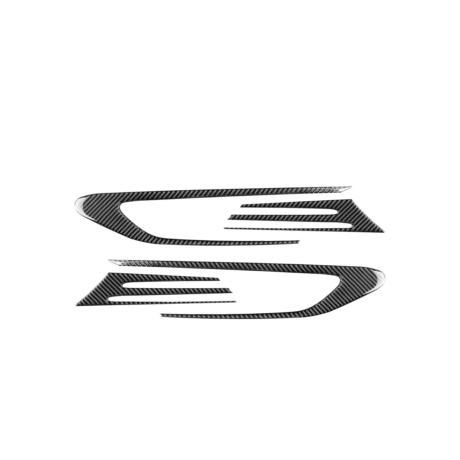 Carbon Fiber Dashboard Side Vent Socket Covers ABS for Camry 2018 - 2023- v