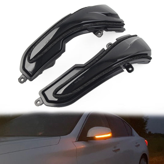 Dynamic LED Turn Signal Light Side Mirror Indicators for Infiniti Q30 for Nissan