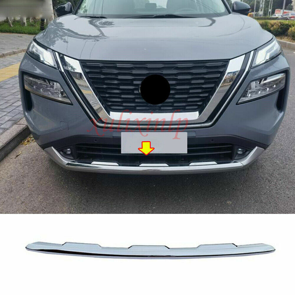 2021-2024 for Nissan Rogue Chrome Front+Rear Bumper Body Molding Cover Trim New