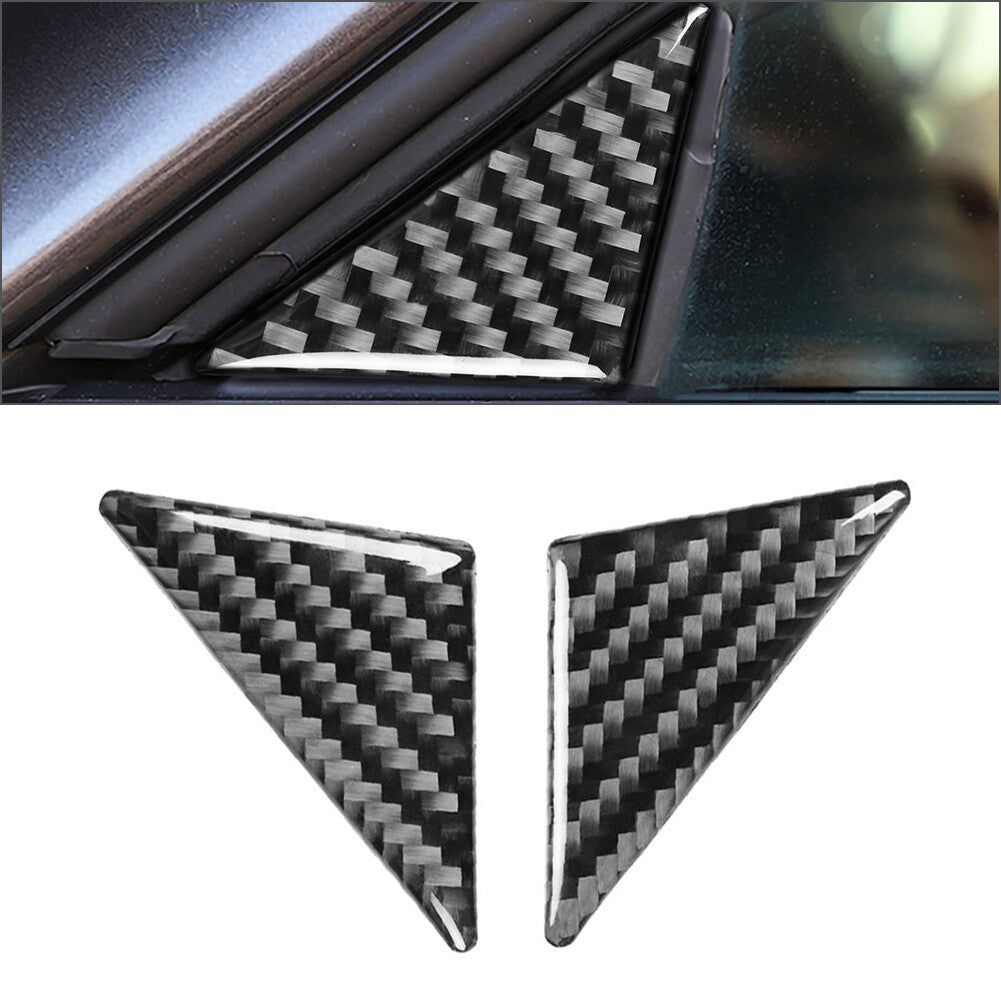 Carbon Fiber Side Window Pillar Cover Trim for Dodge for Challenger 2015-2023 2018