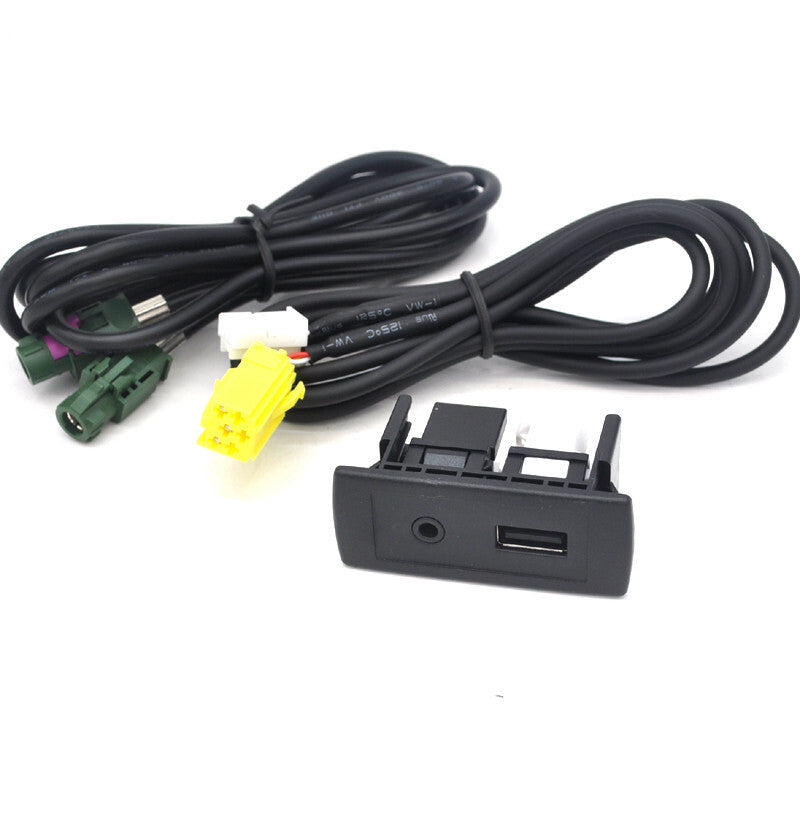 Retrofit Aux USB socket Cable adaptor wire for Fiat for lancia Alpha Romeo for smart 451