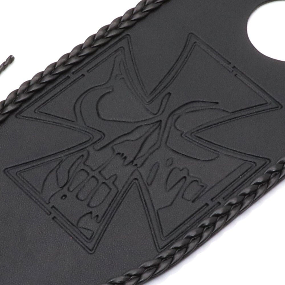 New PU Leather Fuel Tank Holster Protective Cover for Harley Sportster XL 883 48 Q