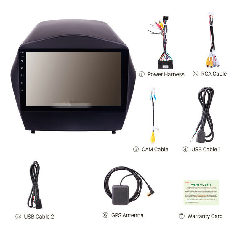 Android Stereo Radio Screen For 09-15 IX35 Head Unit Mirrorlink GPS Navigation