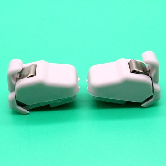2Pcs SUN VISOR SUPPORT CLIP HOLDER BRACKET FITS 15-18 for JEEP RENEGADE 5VW09MS7AA Q