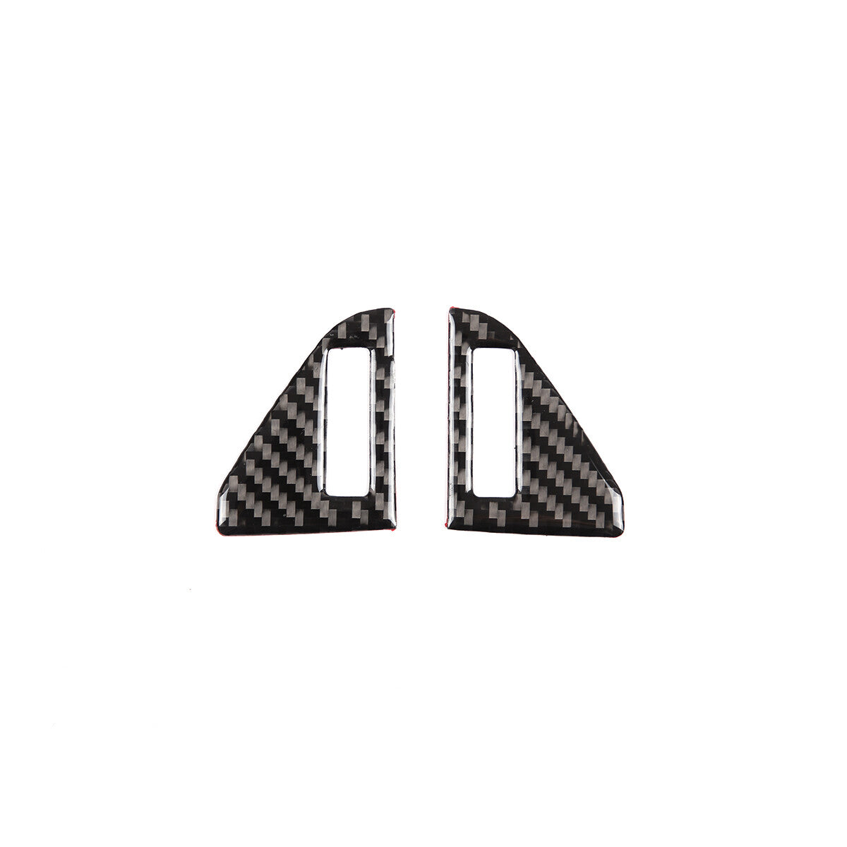 2-Piece Mount ABS Silver Front Fog Light Ring Trim for Honda Pilot 2015-2022- v