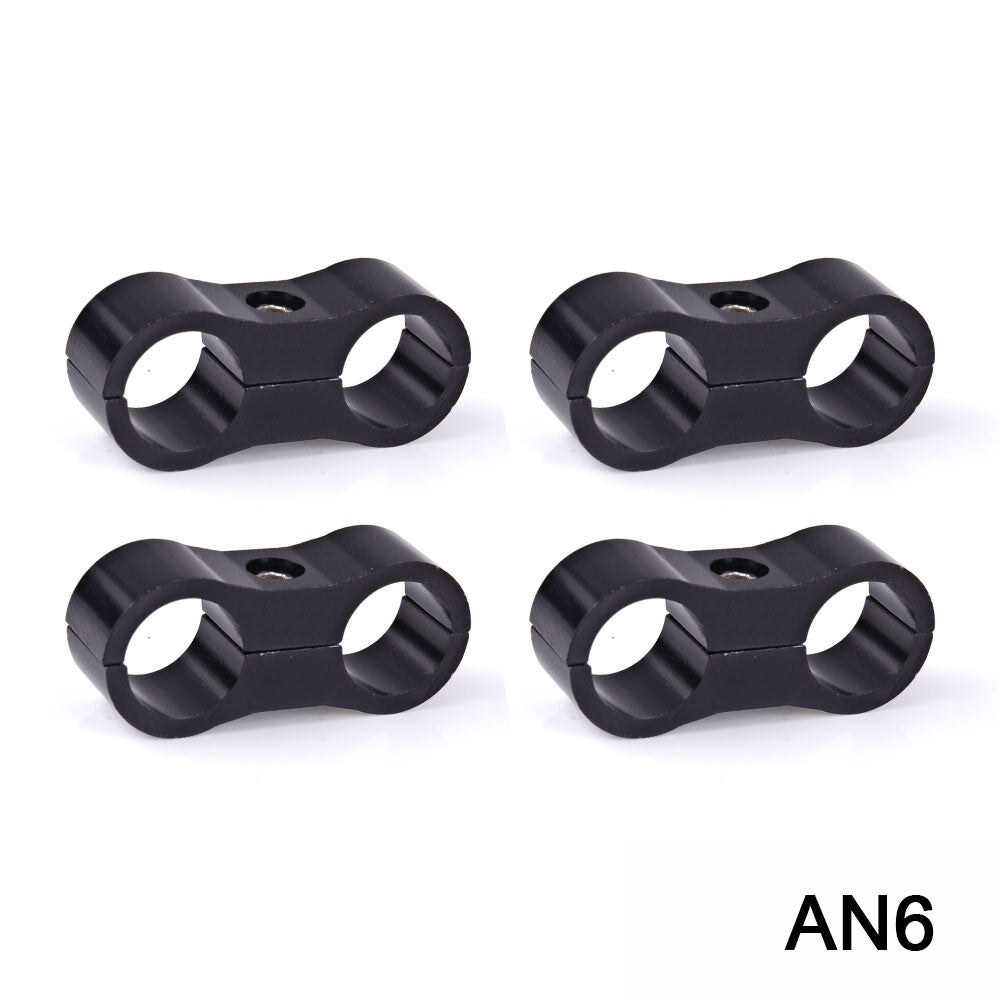 AN6 Hose Separator Clamp Hose Fitting Connector for Oil/Fuel Hose Line Q