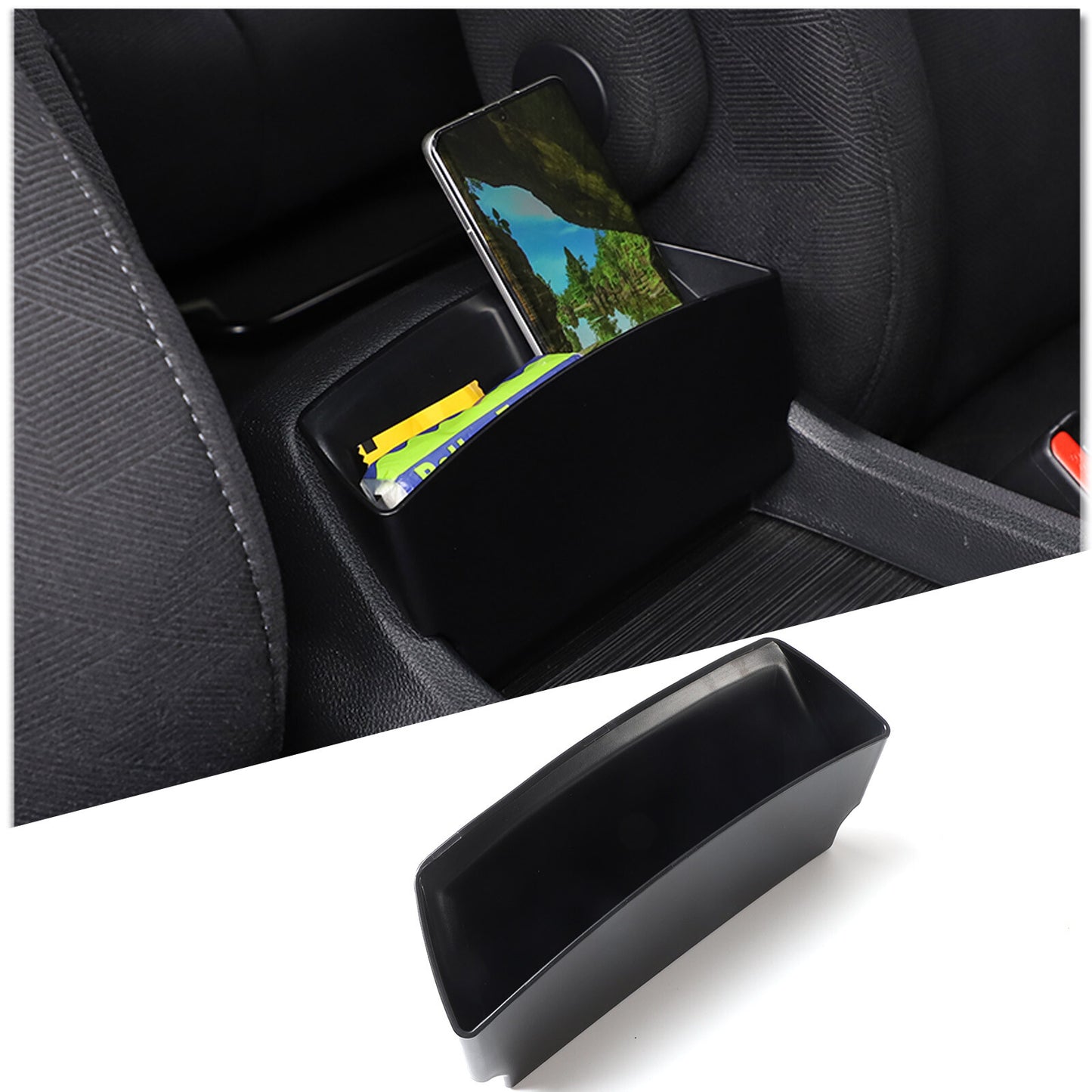 Glossy black ABS front and rear emblem badge ring cover decoration suitable for Sub@ru Forester 2022- v