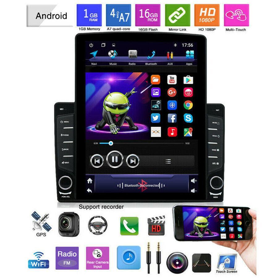 10.1-inch Car Stereo Radio, GPS Navigation, WiFi Mirror Connector, Player, Android 8.1 Quad-core n
