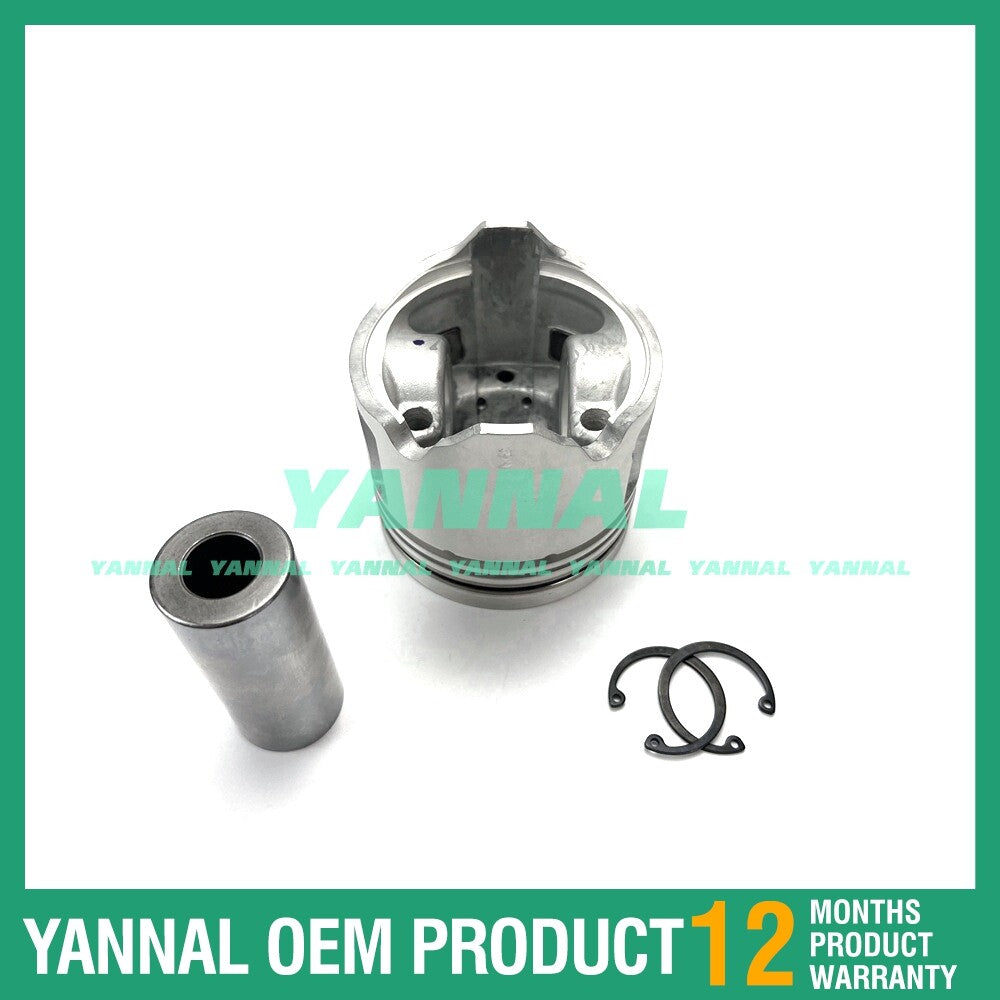 4-Piece Piston Kit STD for Isuzu 4JG2 Engine Heli CPCD 35 H Diesel Forklift