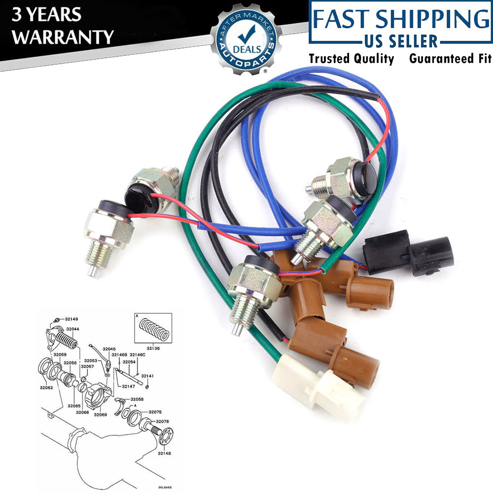 Set of 5 for 01-06 for Mitsubishi Montero Gearbox Transfer Case Switch Kit Q