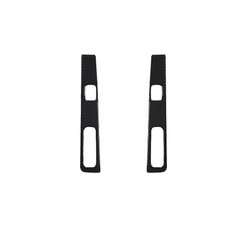 Fuel Tank Cap Panel Trim Carbon Fiber Sticker For Camaro 2010-2015 v