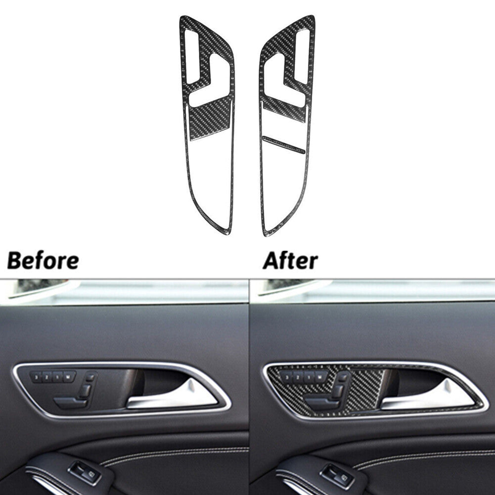2Pcs Gloss Black Passenger Dashboard Cover Trim For Matrix 2009-2014 v