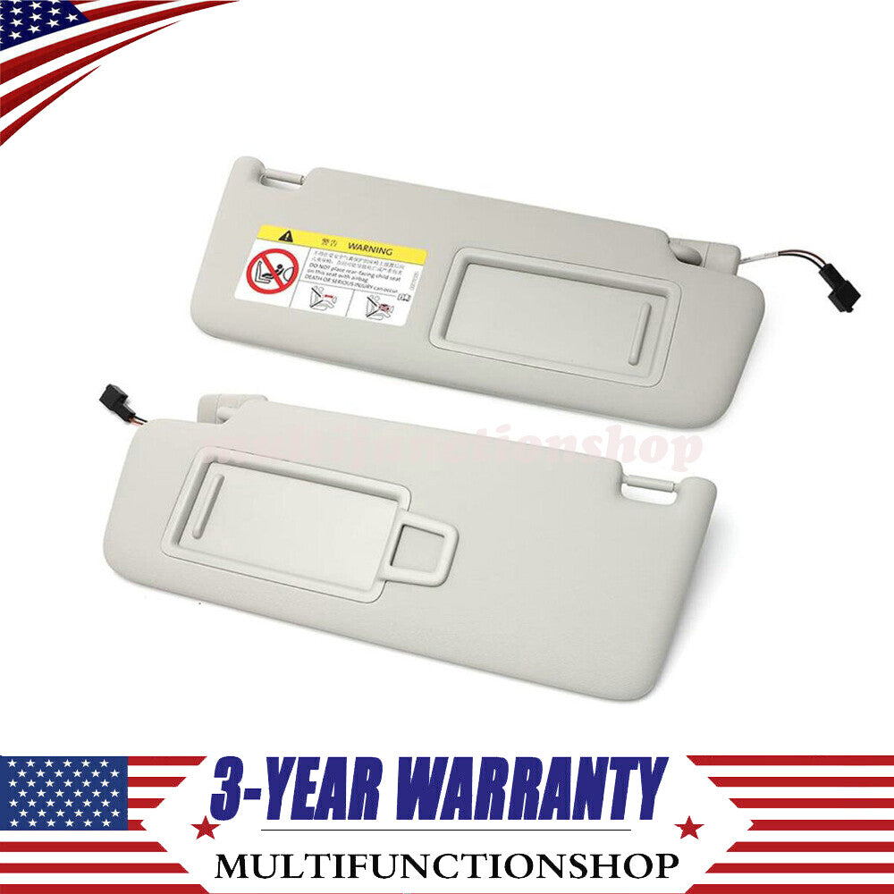 2PCS Left Right Sun Visors Fits for VW for Jetta MK7 2019-2021 5GG857552 5GG857551