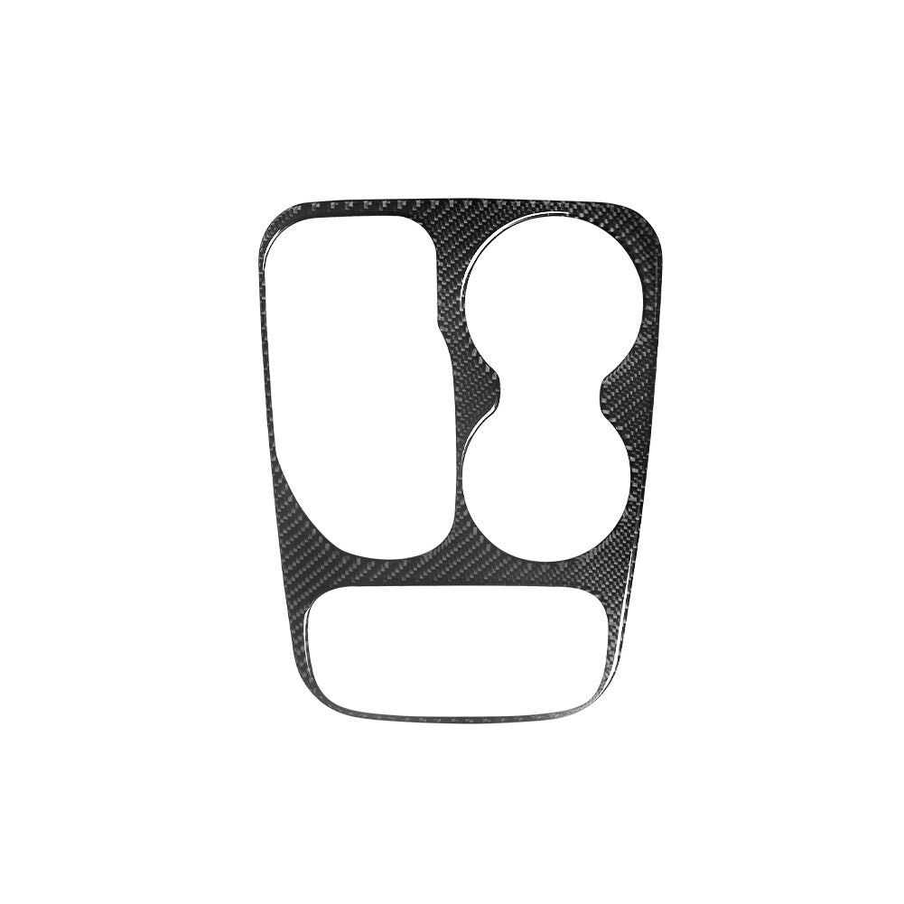 Red Carbon Fiber Front Armrest Box Above Cover Trim For Explorer 2020-2023 v