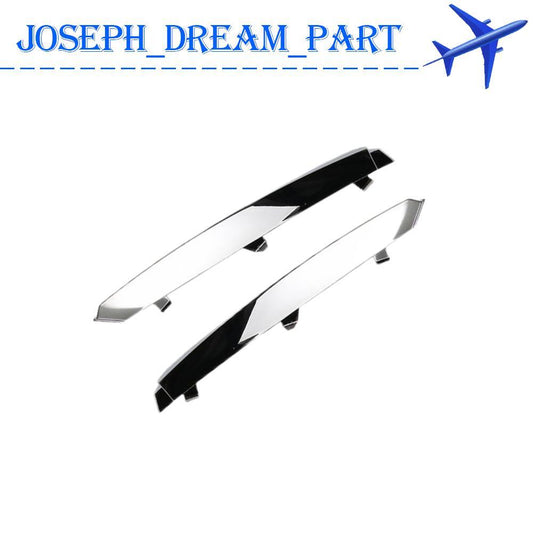2Pcs Front Left  Right Bumper Trim Molding Chrome for Jaguar for XF 2009-2011 Q