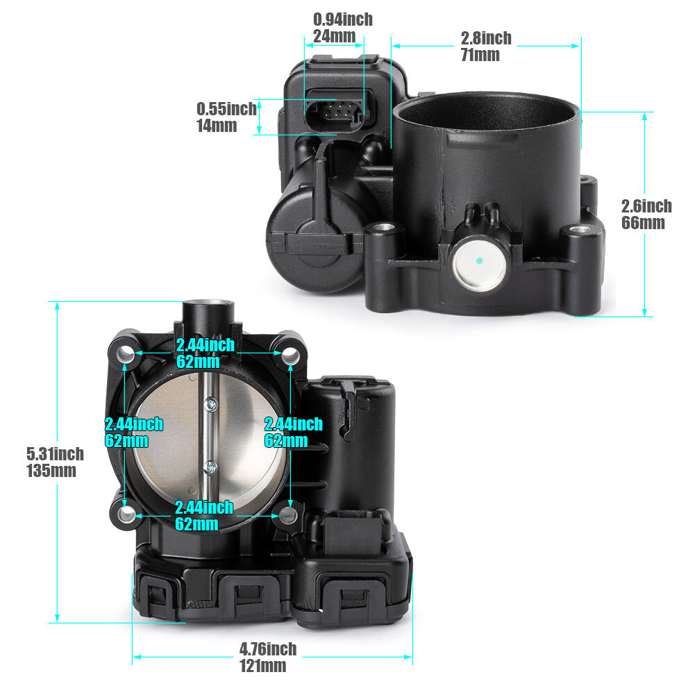 Throttle Body for Jeep Grand Cherokee Durango for Wrangler for Dodge Dakota for Ram 1500 3.7 Q