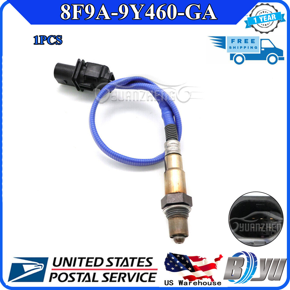 Upstream right oxygen sensor 8F9A-9Y460-GA is suitable for Focus E-250 F150 for Mustang . v