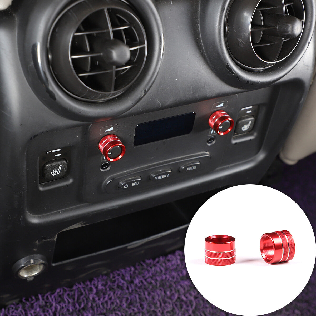 SILVER alloy exterior door wear, window sill scratch decoration suitable for ta FJ Cruiser 07-20 - v