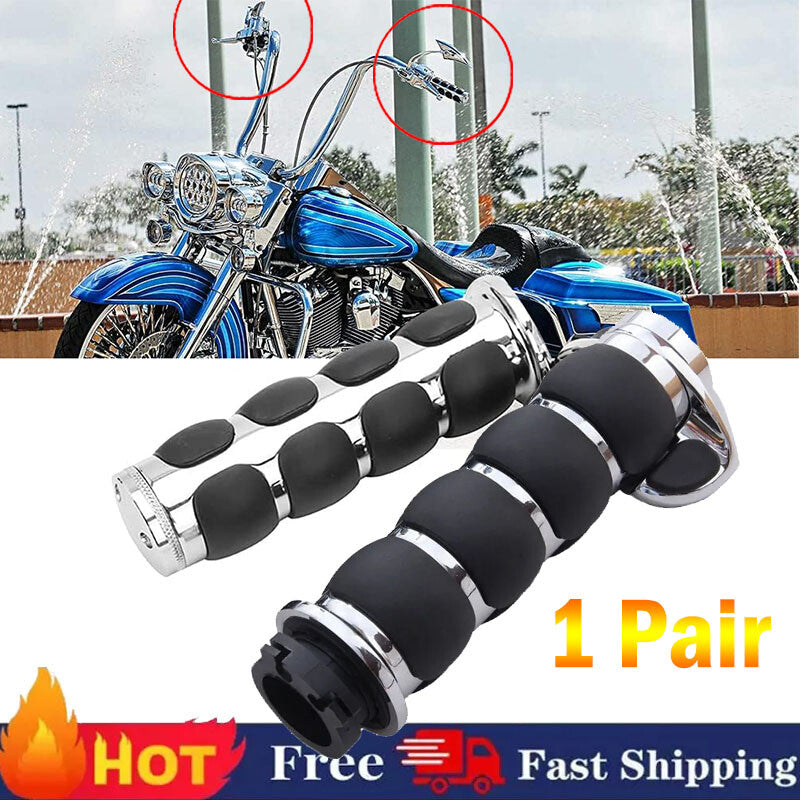 Motorcycle 1-inch handlebar grips for Honda for Harley Electra Glide Road King - Brand New Q