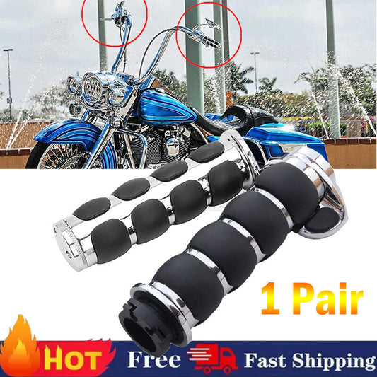 Motorcycle 1-inch handlebar grips for Honda for Harley Electra Glide Road King - Brand New Q