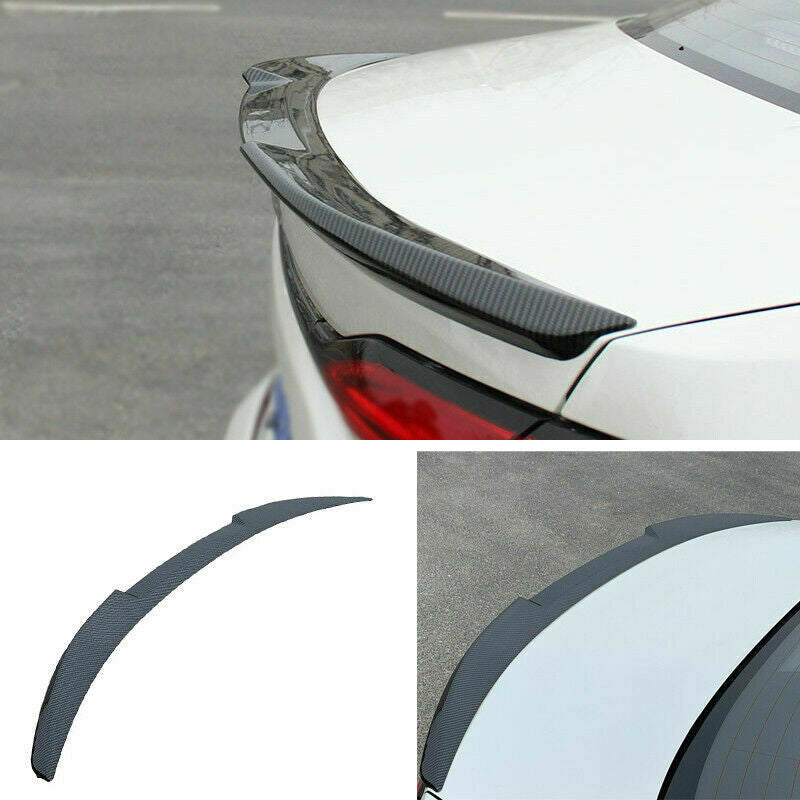 for Toyota for Corolla 2019-2022 Carbon Fiber Rear Spoiler Tail Trunk Lip Wing Bar