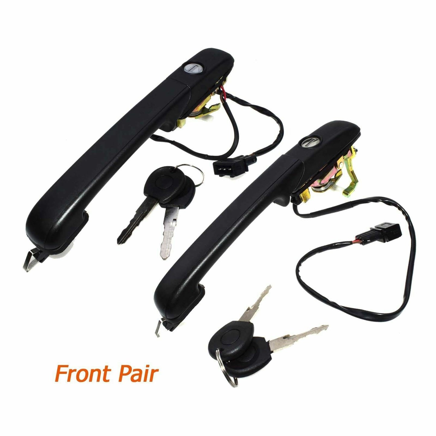 2Pcs Outside Door Handle Front Left Right W/ Keys For 1994-1997 for VW for Passat B4