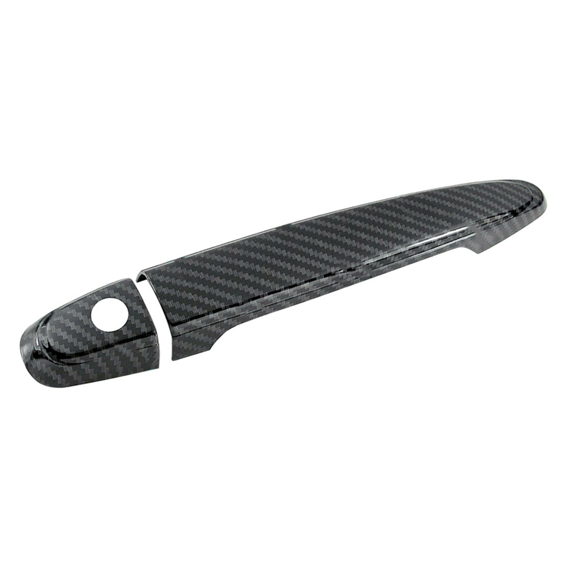 Carbon Fiber Style Door Handle Cover Trim Keyhole Fit for for Lexus SC430 2002-2010 v